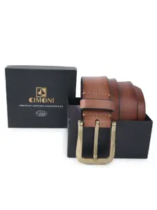 CIMONI Men Leather Formal Belt