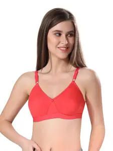 Fabme Full Coverage All Day Comfort Seamless Cotton Everyday Bra