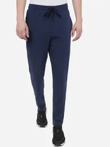 JADE BLUE Men Mid-Rise Slim-Fit Lycra Track Pants