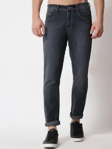 Metronaut Men Slim Fit Light Fade Mid-Rise Clean Look Cotton Jeans