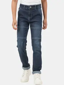 Urbano Juniors Boys Clean Look Mid Rise Light Fade Slim Fit Stretchable Jeans