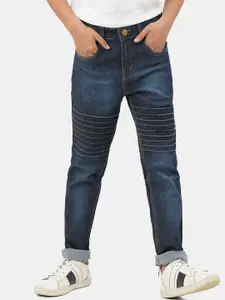 Urbano Juniors Boys Slim Fit Clean Look Light Fade Washed Stretchable Jeans