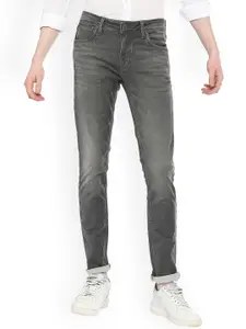 Integriti Men Skinny Fit Clean Look Heavy Fade Crinkle Cotton Jeans