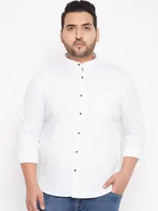 SHOWOFF Plus Men Plus Size Comfort Printed Cotton Casual Shirt