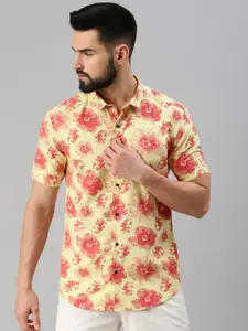 SHOWOFF Comfort Fit Floral Printed Casual Shirt