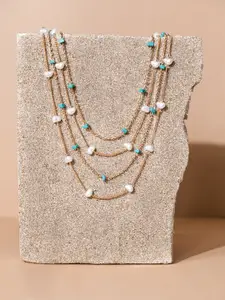 Accessorize Gold-Plated Layered Necklace