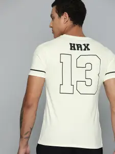 HRX by Hrithik Roshan Brand Logo Back Printed Pure Cotton T-shirt