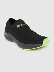 Duke Men Woven Design Slip-On Running Shoes