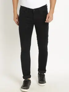 Turtle Men Mid-Rise Narrow Tapered Fit Stretchable Jeans