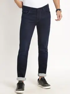 Turtle Men Mid-Rise Narrow Tapered Fit Stretchable Jeans