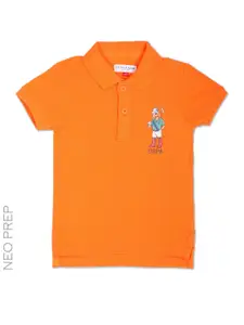 U.S. Polo Assn. Kids Boys Polo Collar Pure Cotton T-shirt