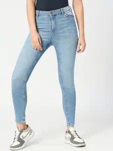 LOVEGEN Women Clean Look Skinny Fit High-Rise Cotton Jeans