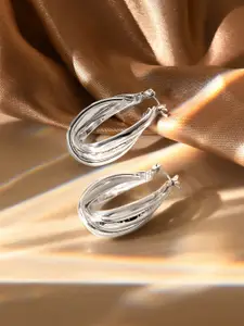 Accessorize Silver-Plated Classic Hoop Earrings