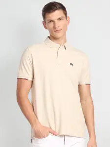 Arrow Sport Polo Collar Pure Cotton T-Shirt