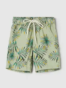 max Boys Floral Printed Pure Cotton Shorts