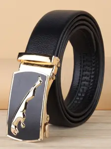 ZORO Men Vegan Leather Slider Buckle Belt