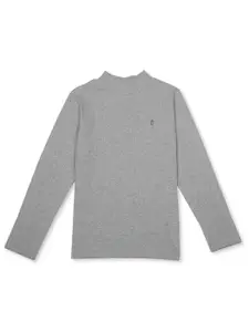 Gini and Jony Girls Turtle Neck Long Sleeves Cotton Pullover