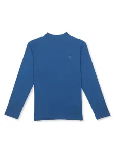 Gini and Jony Girls Mock Collar Cotton Pullover