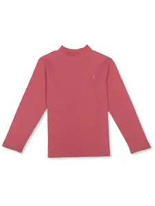 Gini and Jony Girls Turtle Neck Long Sleeves Cotton Pullover