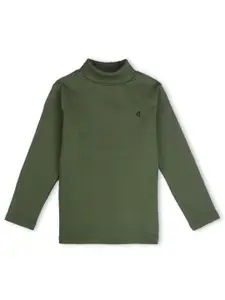 Gini and Jony Boys Turtle Neck Long Sleeves Cotton Pullover