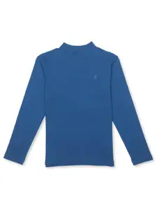 Gini and Jony Girls Mock Collar Cotton Pullover