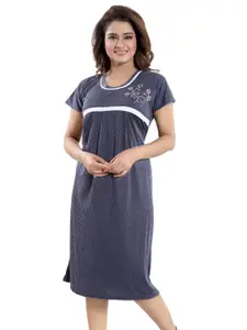 Fabme Maternity Striped Nightdress