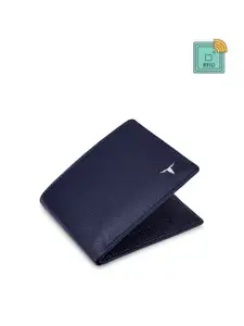 URBAN FOREST Men Leather RFID Two Fold Wallet