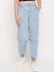 Madame Women Mid-Rise Clean Look Cotton Joggers