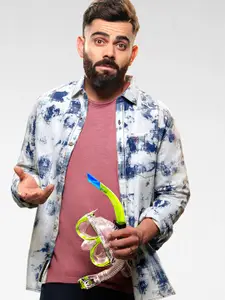 WROGN Tartan Checked Slim Fit Pure Cotton Casual Shirt