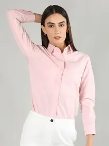 Dlanxa Slim Fit Cuffed Sleeves Formal Shirt