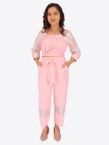 CUTECUMBER Girls Top with Trousers
