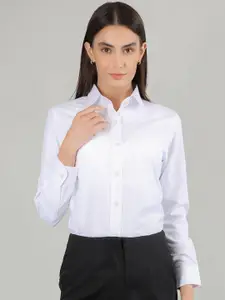 Dlanxa Long Sleeves Button Cuff Slim Fit Formal Shirt