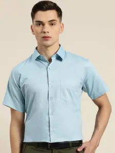 Hancock Slim Fit Spread Collar Cotton Formal Shirt