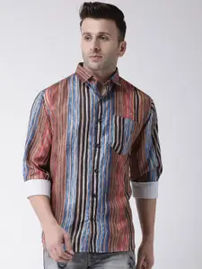 hangup plus Slim Fit Vertical Striped Casual Shirt