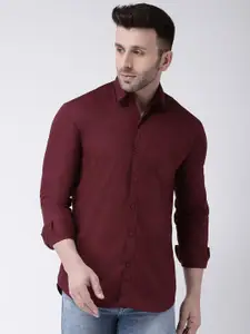 hangup trend Slim Fit Spread Collar Cotton Casual Shirt
