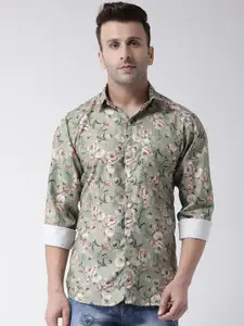 hangup trend Slim Fit Floral Printed Casual Shirt