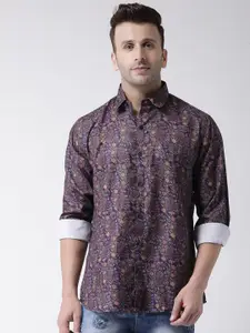 hangup trend Ethnic Motif Printed Slim Fit Casual Shirt
