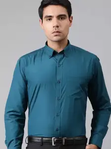 English Navy Slim Fit Formal Shirt