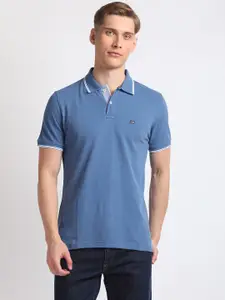 Arrow Sport Pure Cotton Tipped Solid Pique Polo Shirt