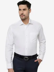 METAL Slim Fit Micro Checked Cotton Formal Shirt