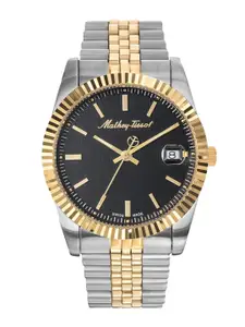 Mathey-Tissot Men Swiss-Made Stainless Steel Bracelet Style Analogue Watch H810BN