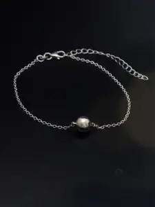 HIFLYER JEWELS Women Sterling Silver Antique Link Bracelet