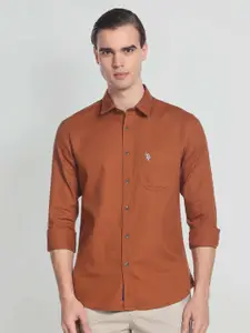 U.S. Polo Assn. Denim Co. Men Cotton Casual Shirt