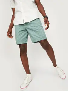 max Men Printed Mid Rise Regular Fit Cotton Shorts