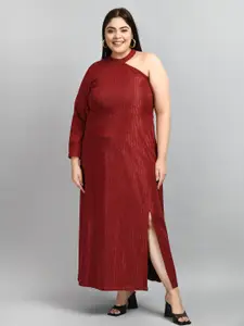 PrettyPlus by Desinoor.com Red Maxi Dress