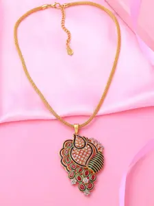 Estele Brass Gold-Plated Necklace