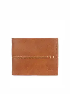 Pacific Gold Men Leather Two Fold Wallet