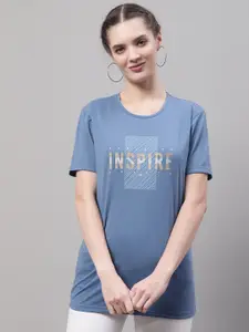 MACK JONNEY Typography Printed Cotton T-shirt