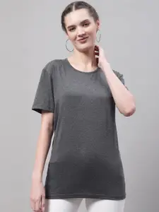 MACK JONNEY Regular Fit Round Neck Cotton T-shirt