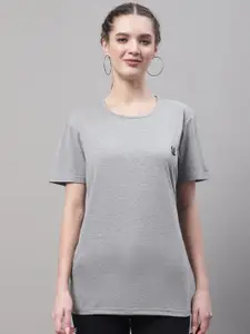MACK JONNEY Round Neck Cotton T-shirt